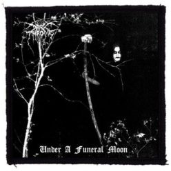   DARKTHRONE: Under A Funeral Moon (9,5 cm x 9,5 cm) (felvarró)