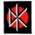 DEAD KENNEDYS: Logo (8 cm x 9,5 cm) (patch)