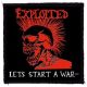 EXPLOITED: Let's Start A War (95x95) (felvarró)