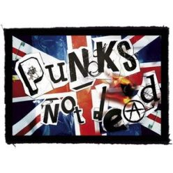 PUNKS NOT DEAD - Flag (9,5 cm x 6,5 cm) (felvarró)