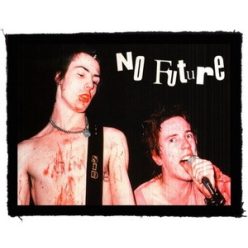 SEX PISTOLS: No Future (9,5 cm x 7,5 cm) (felvarró)