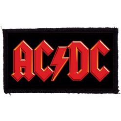 AC/DC: Logo (9,5 cm x 4,5 cm) (felvarró)