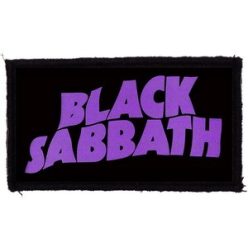 BLACK SABBATH: Logo (9,5 cm x 4,5 cm) (felvarró)