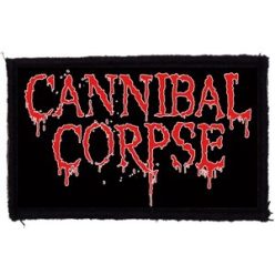 CANNIBAL CORPSE: Logo (9,5 cm x 6 cm) (felvarró)