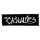 CASUALTIES: Logo (11 cm x 3,5 cm) (patch)