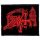 DEATH: Logo (9,5 cm x 8 cm) (felvarró)