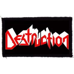 DESTRUCTION: Logo (9,5 cm x 4,5 cm) (patch)