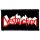 DESTRUCTION: Logo (9,5 cm x 4,5 cm) (felvarró)