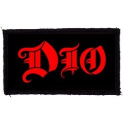 DIO: Logo (9,5 cm x 4,5 cm) (felvarró)
