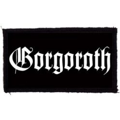GORGOROTH: Logo (9,5 cm x 4,5 cm) (felvarró)