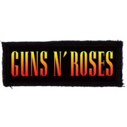 GUNS N' ROSES: Logo (9,5 cm x 3,5 cm) (felvarró)