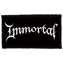 IMMORTAL: Logo (9,5 cm x 4,5 cm) (felvarró)