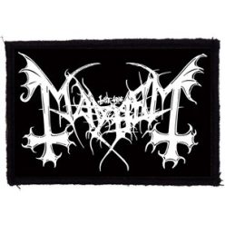 MAYHEM: Logo (9,5 cm x 6,5 cm) (felvarró)