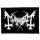 MAYHEM: Logo (9,5 cm x 6,5 cm) (patch)