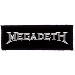 MEGADETH: Logo (12,5 cm x 4 cm) (felvarró)
