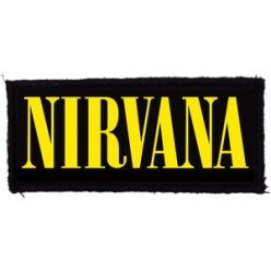NIRVANA: Nirvana (10 cm x 4,5 cm) (felvarró)
