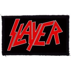 SLAYER: Logo (9,5 cm x 5,5 cm) (felvarró)