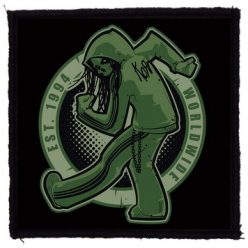 KORN: Zombie (9,5 cm x 9,5 cm) (felvarró)