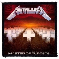 METALLICA: Master Of Puppets (9,5 cm x 9,5 cm) (felvarró)