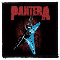 PANTERA: Dime Guitar (9,5 cm x 9,5 cm) (felvarró)