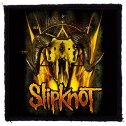 SLIPKNOT: Goat Skull (9,5 cm x 9,5 cm) (felvarró)