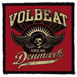 VOLBEAT: Denmark (9,5 cm x 9,5 cm) (patch)
