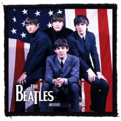 BEATLES: USA Flag (9,5 cm x 9,5 cm) (felvarró)