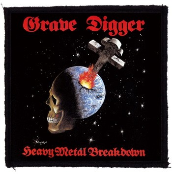 GRAVE DIGGER: Heavy Metal (95x95) (felvarró)