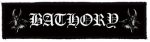 BATHORY: Logo Superstrip (20 x 5 cm) (felvarró)