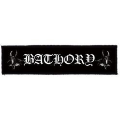 BATHORY: Logo Superstrip (20 cm x 5 cm) (felvarró)