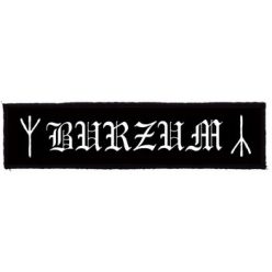 BURZUM: Logo Superstrip (20 cm x 5 cm) (felvarró)
