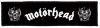 MOTORHEAD: Logo Superstrip (20 x 5 cm) (felvarró) MOTORHEAD: Logo Superstrip (20 x 5 cm) (felvarró)