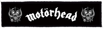 MOTORHEAD: Logo Superstrip (20 x 5 cm) (felvarró)