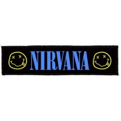 NIRVANA: Logo Superstrip (20 cm x 5 cm) (felvarró)