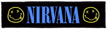 NIRVANA: Logo Superstrip (20 x 5 cm) (felvarró)