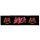 SLAYER: Logo Superstrip (20 cm x 5 cm) (patch)