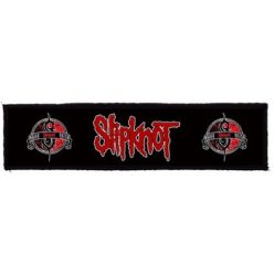 SLIPKNOT: Logo Superstrip (20 cm x 5 cm) (felvarró)