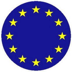 EU zászló (jelvény, 2,5 cm)