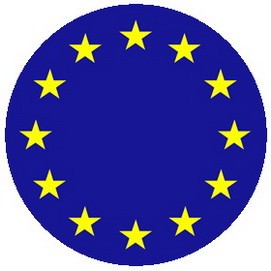 EU zászló (jelvény, 2,5 cm)