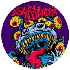 ASKING ALEXANDRIA: Eyeballs (jelvény, 2,5 cm)