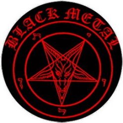 BLACK METAL (jelvény, 2,5 cm)