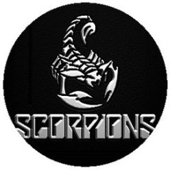 SCORPIONS: Logo (jelvény, 2,5 cm)