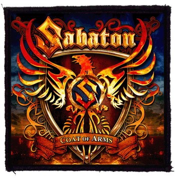 SABATON: Coat Of Arms (9,5 cm x 9,5 cm) (felvarró)