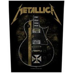 METALLICA: Hetfield Guitar (printed backpatch)