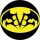 BLACK VEIL BRIDES: Bat (jelvény, 2,5 cm)