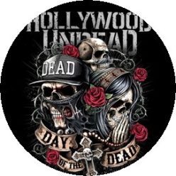 HOLLYWOOD UNDEAD: Day Of The Dead (badge, 2,5 cm)