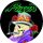 POISON: Smokin' Skull (badge, 2,5 cm)