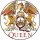 QUEEN: Címer (badge, 2,5 cm)
