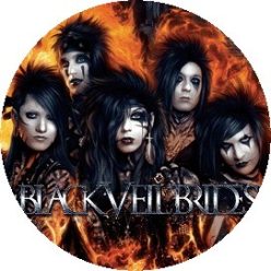 BLACK VEIL BRIDES: Set The World On Fire (jelvény, 2,5 cm)
