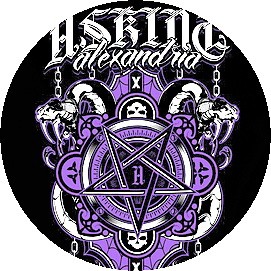 ASKING ALEXANDRIA: Pentagram (jelvény, 2,5 cm)